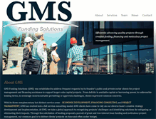 Tablet Screenshot of gmsfundingsolutions.com